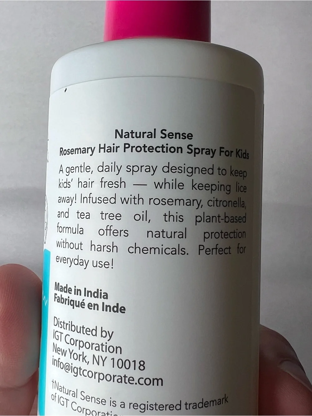 Natural Sense Kids Rosemary Hair Protection Spray 8 oz Tea Tree Citronella - Picture 6 of 9